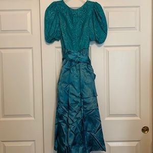 80’s prom dress handmade